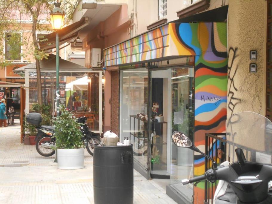 Downtown Quiet Apartment On A Pedestrian Street Athen Eksteriør billede